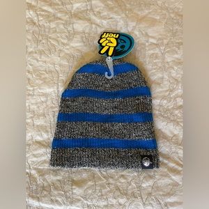 NWT Neff Kids Striped Beanie